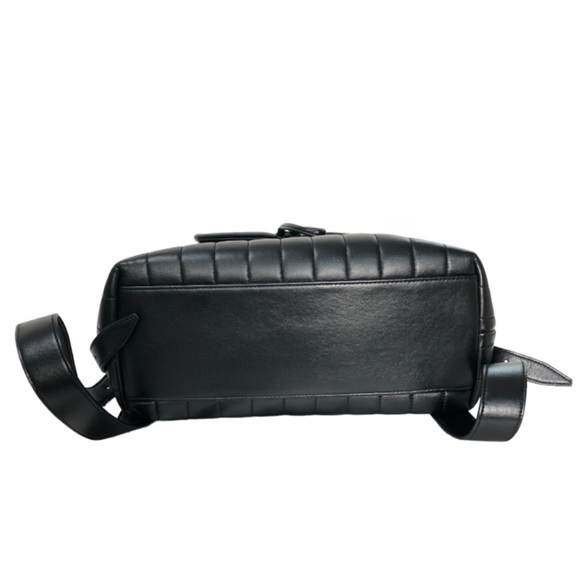 Saint Laurent Lulu Backpack Medium Calf Leather Rucksack Daypack Black - Picture 2 of 7